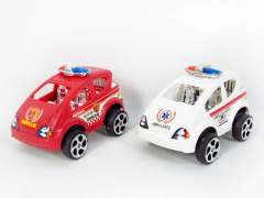 Free Wheel Police Car(2C)