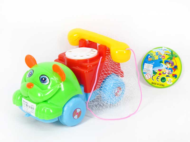 Drag Telephone Car W/Bell toys