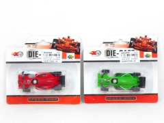 Die Cast Equation Car Free Wheel(4C) toys