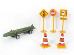 Free Wheel Guided Missile Set toys