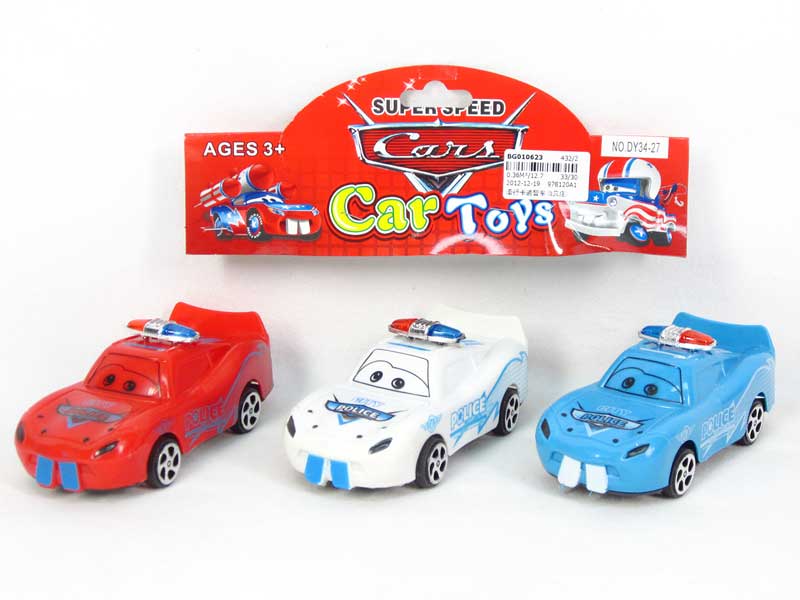 Free Wheel Police Car(3in1) toys