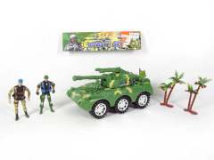 Free Wheel Armored Car & Soldier toys