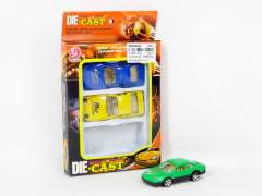Die Cast Car Free Wheel(3in1)