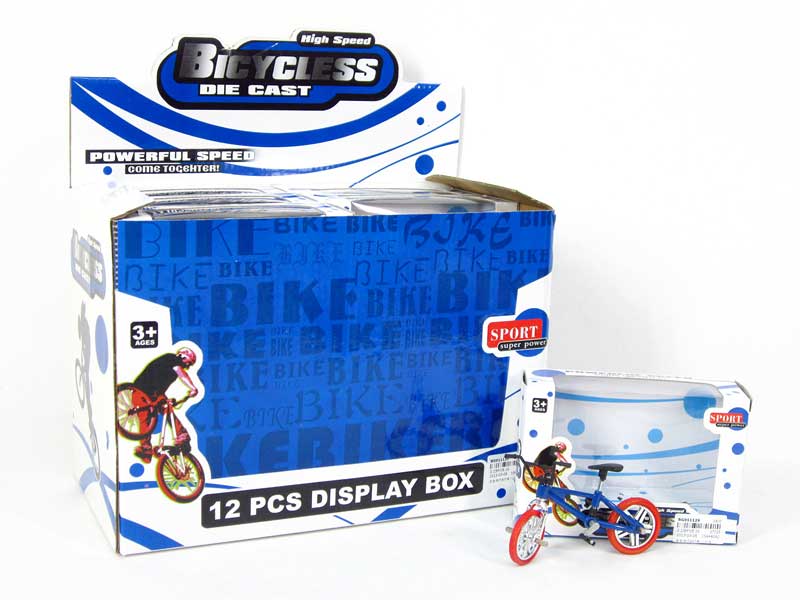 Die Cast Bike Free Wheel(12in1) toys