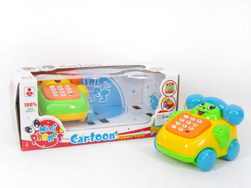 Free Wheel Telephone Car W/M(2in1) toys