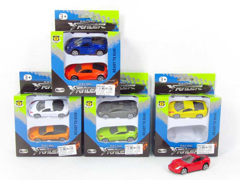 Die Cast Sports Car Free Wheel(2in1) toys
