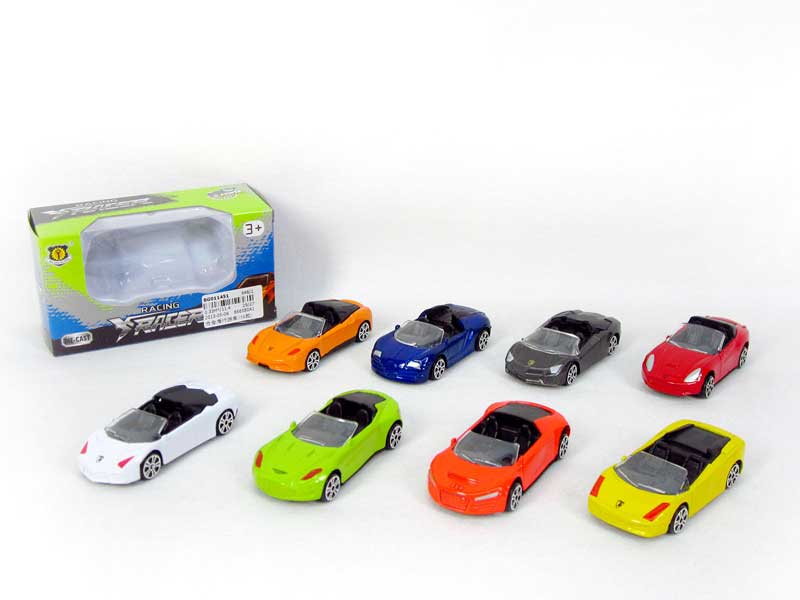 Die Cast Sports Car Free Wheel(16S) toys
