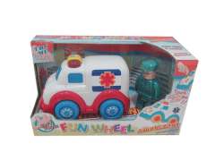 Free Wheel Ambulance W/L_M toys