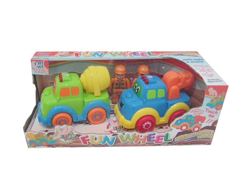 Free Wheel Construction Truck W/L_M(2in1) toys