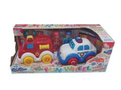 Free Wheel Police Car W/L_M(2in1) toys