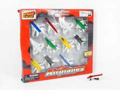 Die Cast Airplane Free Wheel(12in1) toys