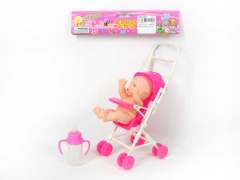 Free Wheel Go-cart & 5inch Doll toys