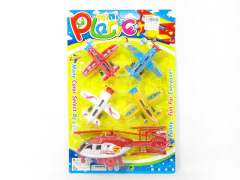 Free Wheel Airplane & Pull Line Plane(5in1) toys