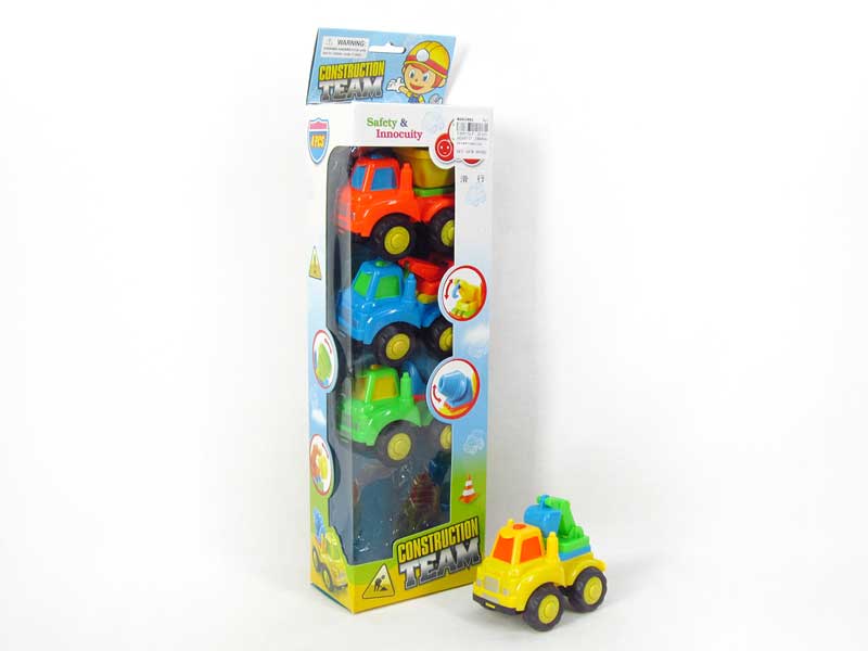 Free Wheel Construction Truck(4in1) toys