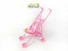 Baby Go-cart & 14inch Moppet toys