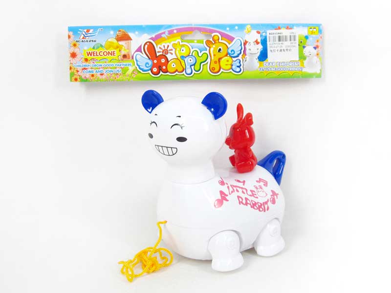 Drag Rabbit W/Bell toys