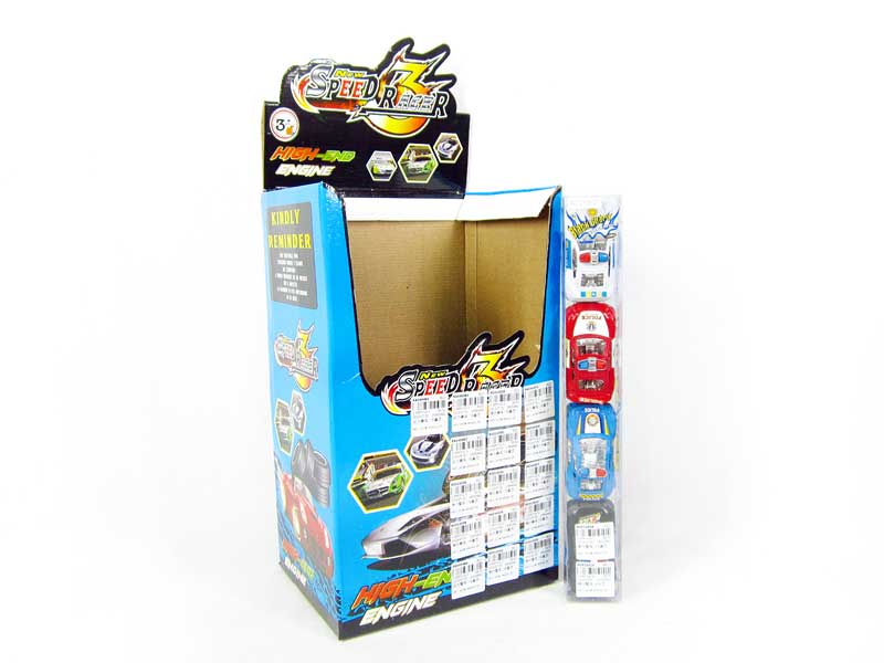 Free Wheel Police Car(16in1) toys