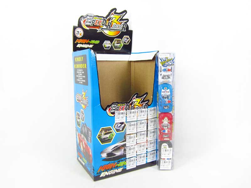 Free Wheel Police Car(16in1) toys