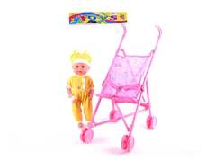 Go-cart & Doll W/IC toys
