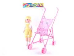 Go-cart & Doll W/IC_M toys