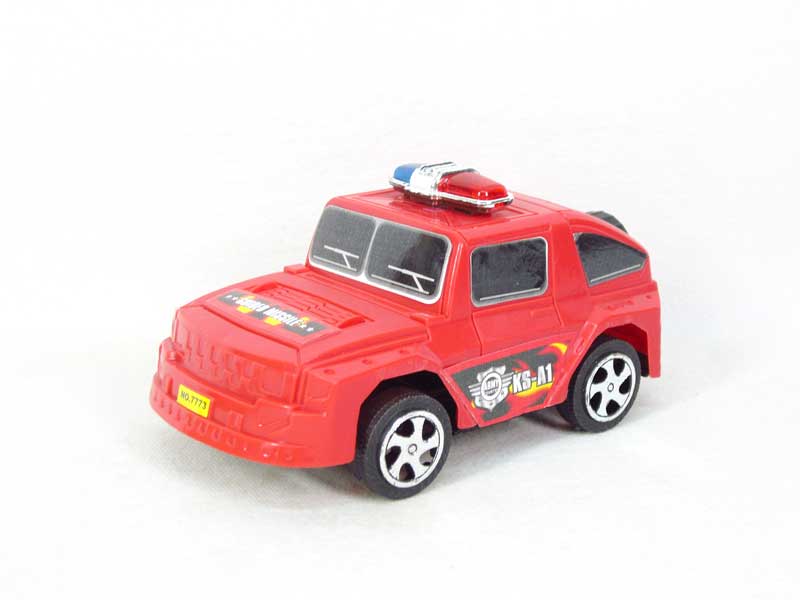 Free Wheel Police Car W/Bell(4C) toys