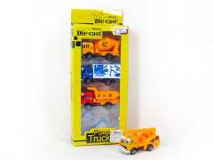 Die Cast Constrution Car Free Wheel(4in1) toys
