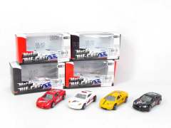 Die Cast Sports Car Free Wheel(4S4C) toys