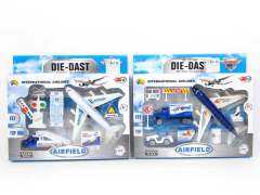 Die Cast Airplane Set Free Wheel(2S) toys