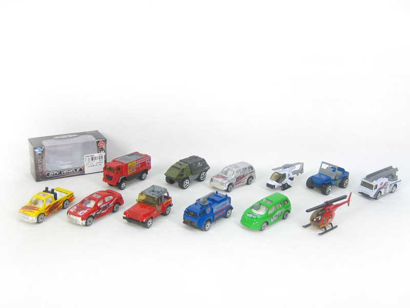 1:64 Die Cast Car Free Wheel(12S) toys