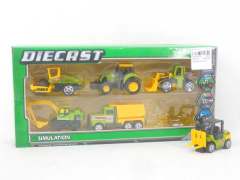 Die Cast Farmer Truck Free Wheel(6只庄) toys