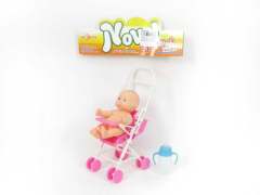 Free Wheel Go-cart & 5inch Doll toys