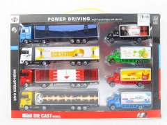Die Cast Truck Free Wheel(8in1) toys