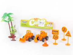 Free Wheel Construction Truck Set(2in1) toys