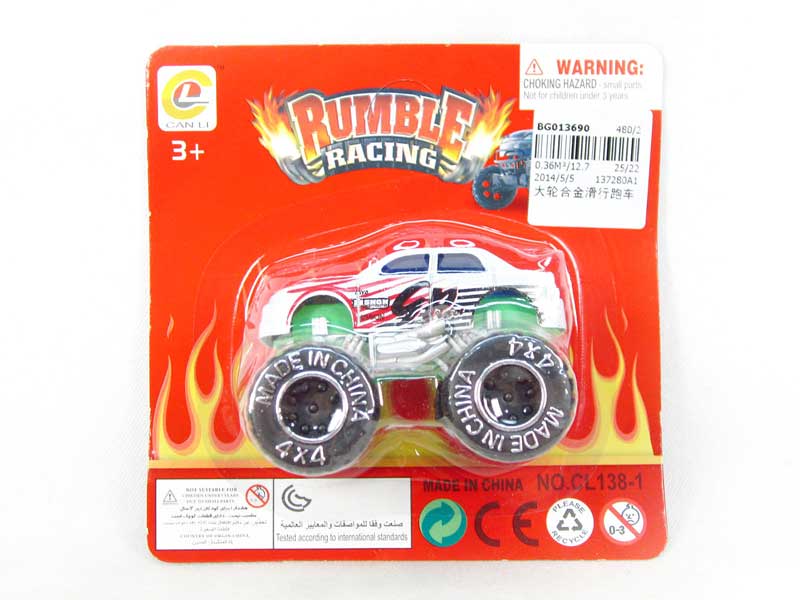 Die Cast Sports Car Free Wheel toys