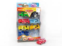 Free Wheel Car & Pull Back Car(8in1) toys