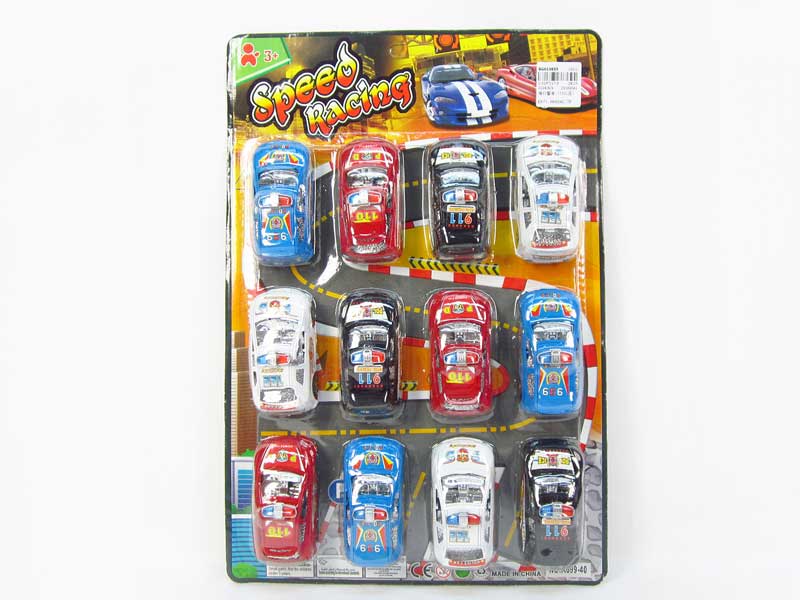 Free Wheel Police Car(12in1) toys