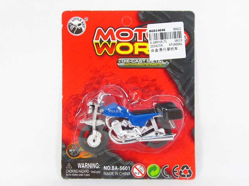 Die Cast Motorcycle Free Wheel(4C) toys