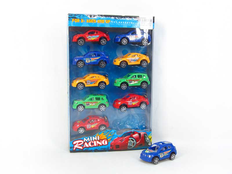 Free Wheel Racing Car(10in1) toys