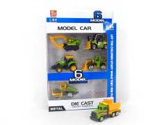 Die Cast Farmer Truck Free Wheel(6in1) toys