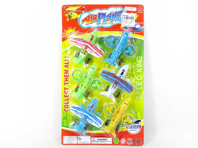 Free Wheel Plane(6in1) toys