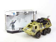 Free Wheel Armored Car W/L_M toys