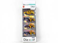Die Cast Car Free Wheel(6in1)