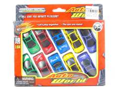 Die Cast Car Free Wheel(10in1) toys