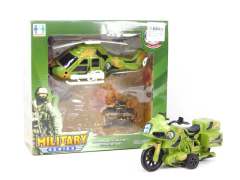 Free Wheel Motorcycle & Airplane toys