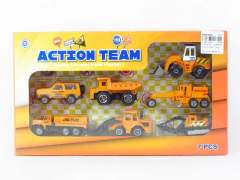Die Cast Construction Truck Free Wheel(7in1) toys
