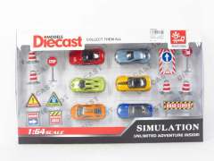 Die Cast Sports Car Set Free Wheel toys