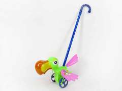 Push Bird W/L_Bell(2C) toys