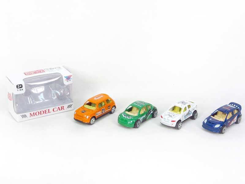1:72 Die Cast Car Free Wheel(4S) toys