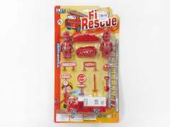 Free Wheel Fire Engine Set toys