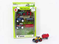 Die Cast Farmer Truck Free Wheel(3in1)